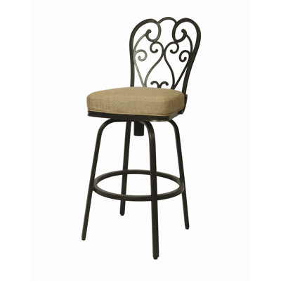 Pastel Furniture Magnolia Outdoor Barstool - Autumn Rust 30" at Sears.com