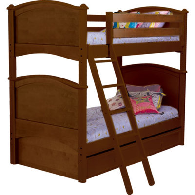 Bolton Furniture Cooley Twin over Twin Bunk Bed with Trundle - Finish: Cherry at Sears.com