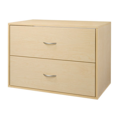 freedomRail Big O-Box 2 Drawer Storage Unit - Color: Maple at Sears.com