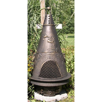 THE BLUE ROOSTER Garden Style Chiminea - Finish: Gold Accent at Sears.com