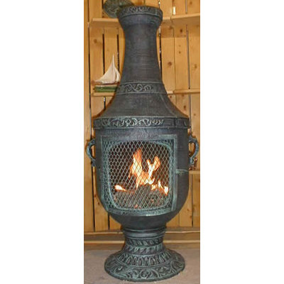 THE BLUE ROOSTER Venetian Style Chiminea - Finish: Antique Green at Sears.com