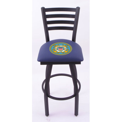 Holland Bar Stool US Military Ladder-Back Barstool  - Size: 25" Height, Team: United States Coast Guard at Sears.com