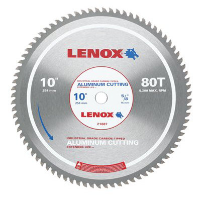 Lenox Tools Metal Cutting Circular Saw Blades - 10" 80t aluminum metal cutting saw blade at Sears.com