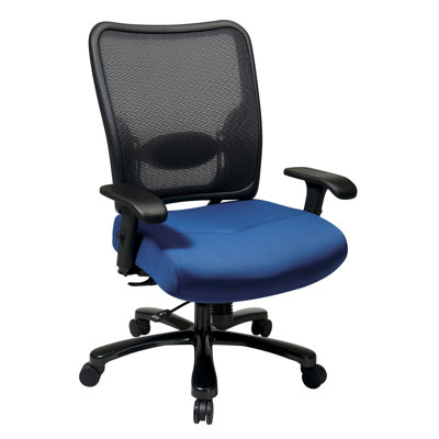 Office Star Space Seating High-Back Double AirGrid Big and Tall Office Chair - Fabric: Ratio - Lapis at Sears.com