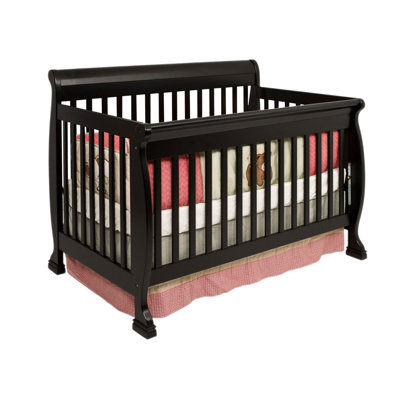 DaVinci Kalani 4 in 1 Convertible Crib with Toddler Rail in Ebony at Sears.com