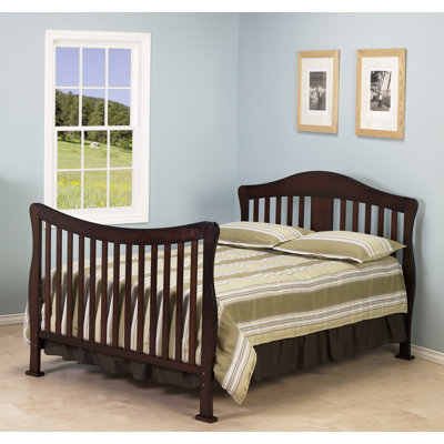 DaVinci Parker 4-in-1 Convertible Crib with Toddler Rail - Color: Coffee at Sears.com