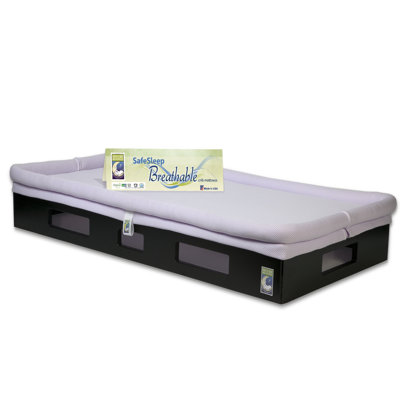 Secure Beginnings SafeSleep Breathable Crib Mattress - Sleep Surface Color: Lavender, Base Color: White at Sears.com