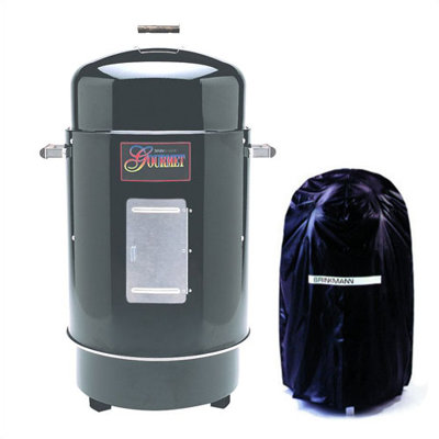 Brinkmann Gourmet Charcoal Smoker & Grill with Vinyl Cover - Finish: Black at Sears.com