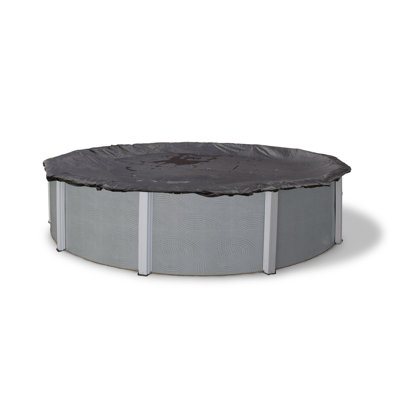 Dirt Defender Round Rugged Mesh Above Ground Pool Winter Cover - Pool Size: 21' Round