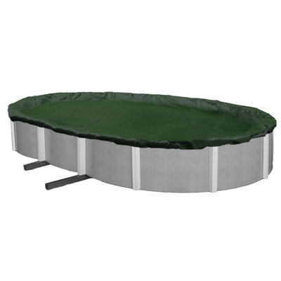 Dirt Defender Oval Above Ground Pool Winter Cover - Pool Size: 12' x 20' Oval