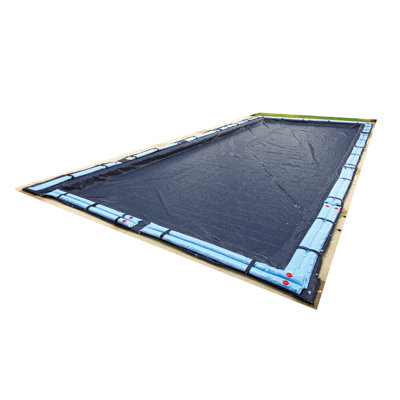 Dirt Defender Rectangular in Ground Pool Winter Cover - Pool Size: 14' x 28'