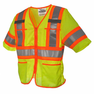 Viking Wear Safety T Vest - Size: X-Large, Color: Fluorescent Green at Sears.com