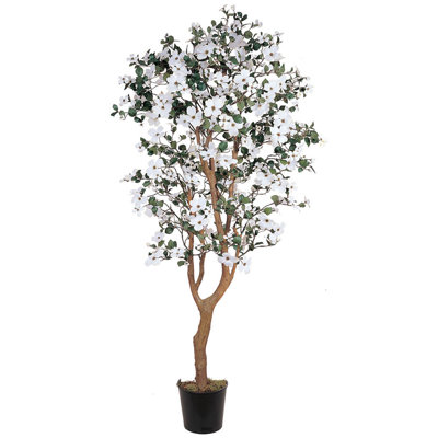 Nearly Natural 60" Silk Dogwood Tree in White at Sears.com
