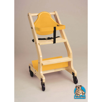 Koala Kare Products Baltic Birch Wood Bistro High Chair - Color: Clear Wood and Yellow at Sears.com