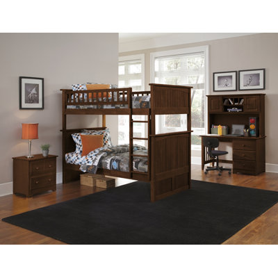 Atlantic Nantucket Bunk Bed - Configuration: Twin over Full, Finish: Antique Walnut at Sears.com