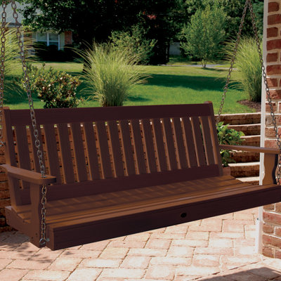 Highwood USA Lehigh Porch Swing - Color: Weathered Acorn at Sears.com