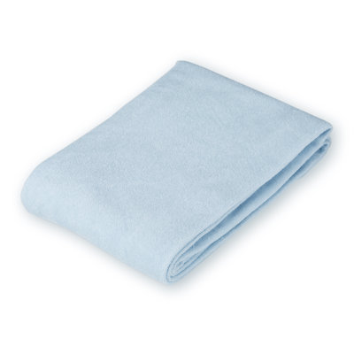 American Knitted Cotton Terry Contoured Changing Table Cover - Color: Blue at Sears.com