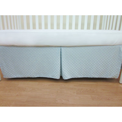 American Heavenly Soft Minky Dot Mini Crib Skirt - Color: Celery at Sears.com