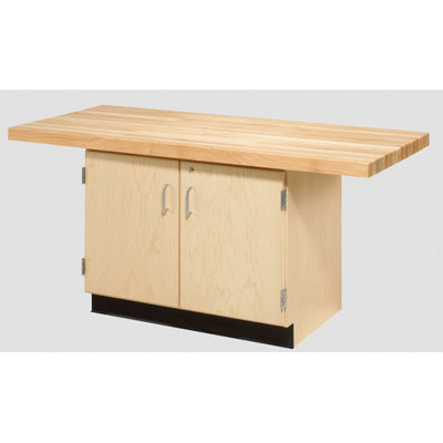Diversified Woodcrafts Two Station Workbench - Style: Two-Doors, Number of Vises: 1 at Sears.com