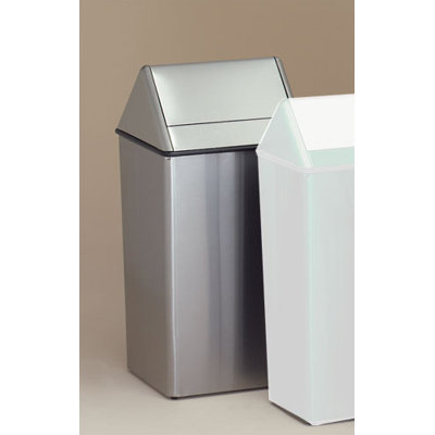 WITT Metal Series Wastewatchers 36 Gallon Stainless Steel Swing Top Receptacle - Lid: No lid (Hamper only) at Sears.com