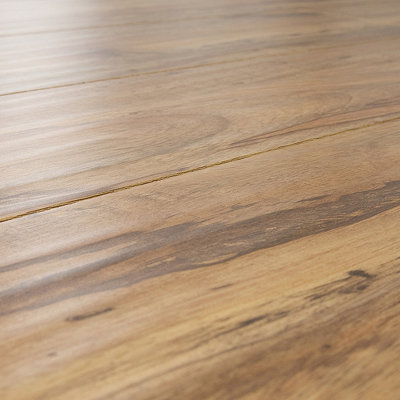 Lamton 12 mm Handscraped Laminate with Beveled Edge in Distressed Pecan at Sears.com