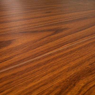 Lamton 12 mm Narrow Board Laminate with Underlayment in Odessa Mahogany at Sears.com