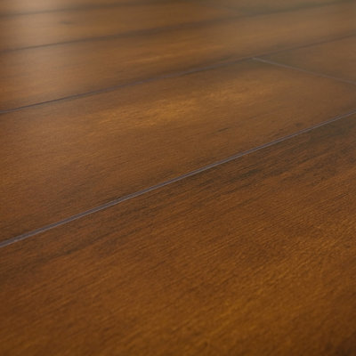 Lamton 12 mm Narrow Board Laminate with Underlayment in Virginia Walnut at Sears.com