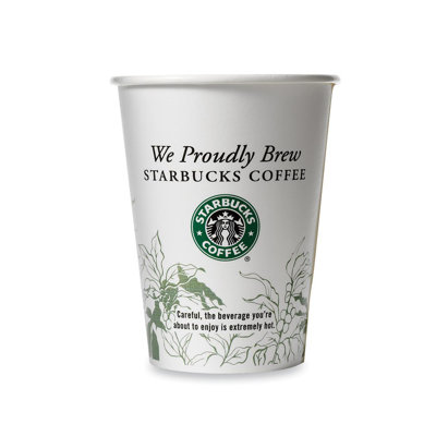 Starbucks Coffee Compostable Cup, 12 oz. 1000 per Carton, White at Sears.com