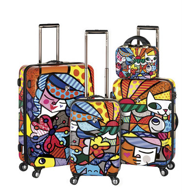 Britto Collection By Heys USA 4 Piece Spinner Luggage Set - Pattern: Garden at Sears.com