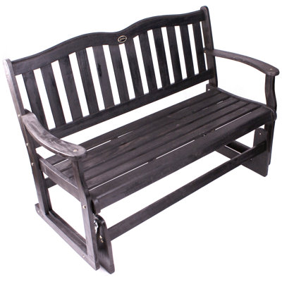 Jordan Manufacturing Wood Garden Glider - Finish: Black at Sears.com