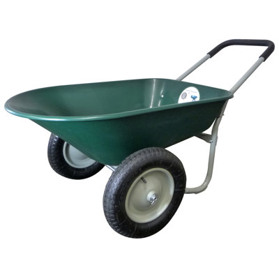 Marathon Industries 5 Cubic Feet Poly Wheelbarrow - Color: Green at Sears.com