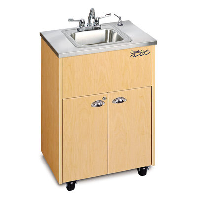 Ozark River Portable Sinks Silver Premier 1 Stainless Steel Portable Hand-Washing Station NSF Certified - Finish: Maple at Sears.com