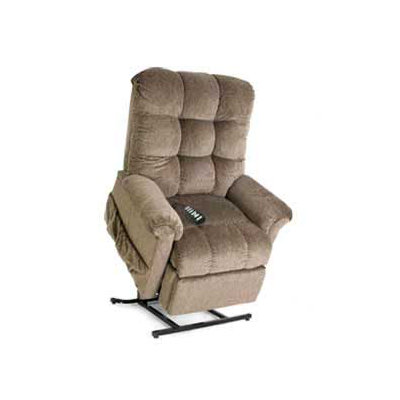 Pride Mobility Elegance Collection Medium 3-Position Lift Chair with Biscuit Back - Quick Ship - Fabric: Wheat at Sears.com