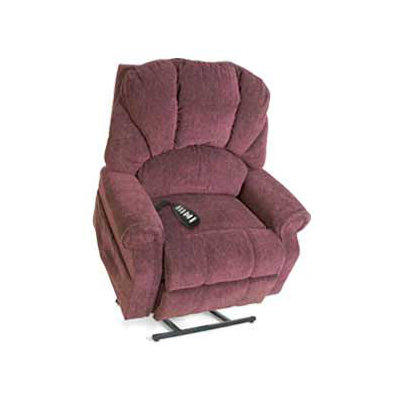 Pride Mobility Specialty Collection Large Wide 3-Position Lift Chair - Quick Ship - Fabric: Wine at Sears.com