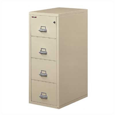 FireKing Four-Drawer Vertical Legal File - Finish: Black, Lock: E-Lock at Sears.com