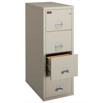 FireKing 2-Hour Rated Four-Drawer Vertical Legal File - Finish: Platinum, Lock: Manipulation-Proof Comb. Lock at Sears.com