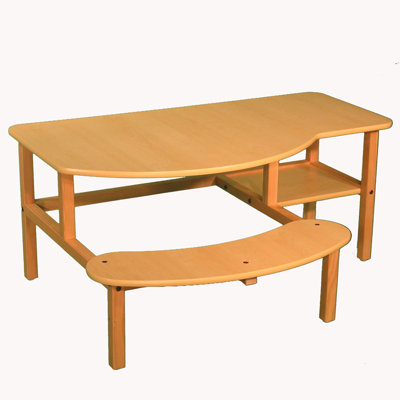 Wild Zoo Pre-School Buddy Computer Desk - Trim Color: Red, Finish: Maple at Sears.com