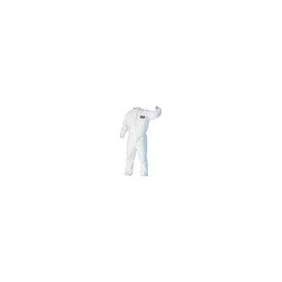 Kimberly-Clark Large White KleenGuard A30 Breathable Splash & Particle Protection Coveralls w/ Zipper Front & Elastic Back, Wrists & Ankles (25 at Sears.com