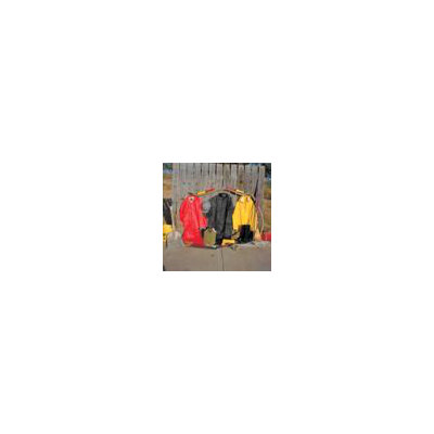 River City Yellow Classic 0.35 mm Polyester Rain Jacket w/ Welded Seams, Storm Flap Over Snap Front Closure, Attached Drawstring Hood, Snap at Sears.com