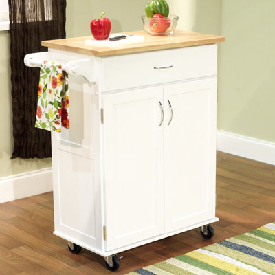 TMS Kitchen Cart - Base Finish: White at Sears.com