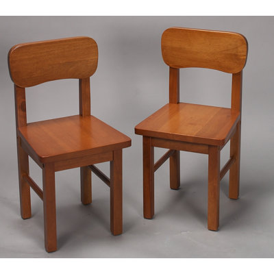 Gift Mark Rounded Kid's Chair (Set of 2) - Finish: Honey at Sears.com