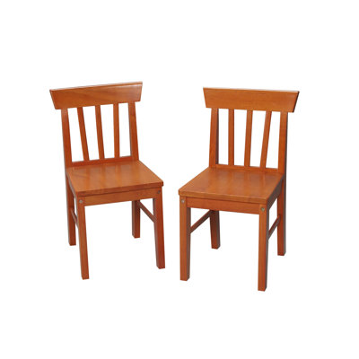 Gift Mark Ladderback Kid's Chair (Set of 2) - Finish: Honey at Sears.com