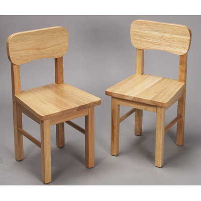 Gift Mark Rounded Kid's Chair (Set of 2) - Finish: Natural at Sears.com