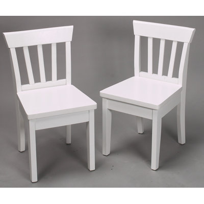 Gift Mark Ladderback Kid's Chair (Set of 2) - Finish: White at Sears.com