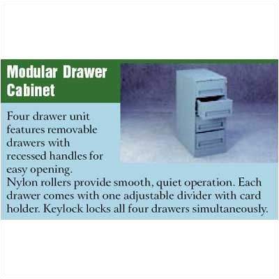 Tennsco Modular Drawer Cabinet - Color: Medium Grey at Sears.com