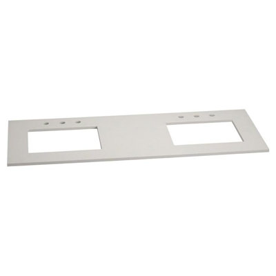 RonBow 61" x 22" Stone Vanity Top for Double Undermount Sinks - Finish: Grand Green, Faucet Drillings: Single Hole at Sears.com