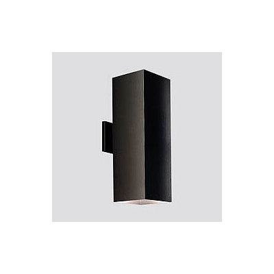 Progress Lighting 6"  Extruded Aluminum Square Incandescent Outdoor Wall Lantern - Finish: White at Sears.com