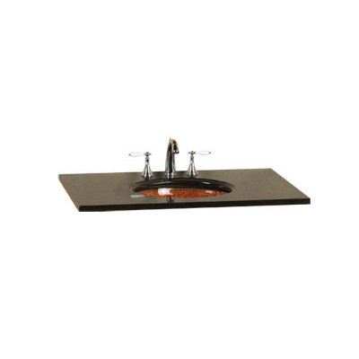 RonBow 37" x 22" Stone Counter Top - Finish: Cream Beige Marble at Sears.com