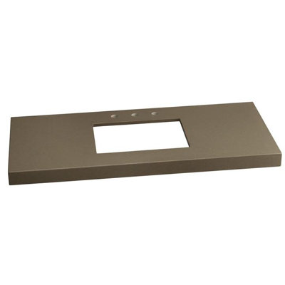 RonBow 49" x 22" Wide Appeal Vanity Top for 1 Undermount Sink with 2-3/4" Thickness - Faucet Drillings: Single Hole, Finish: Stone Gray at Sears.com