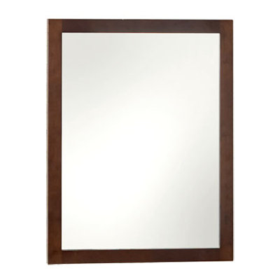 RonBow 24" x 32" Wood Frame Mirror - Finish: Black at Sears.com